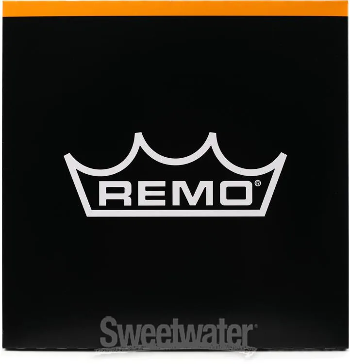  Remo Powerstroke P3 Clear Bass Drumhead - 16 inch with 2.5 inch Impact Pad
