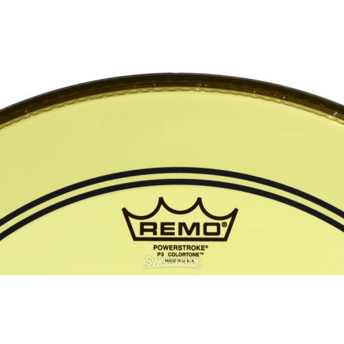  Remo Powerstroke P3 Colortone Yellow Bass Drumhead - 18 inch