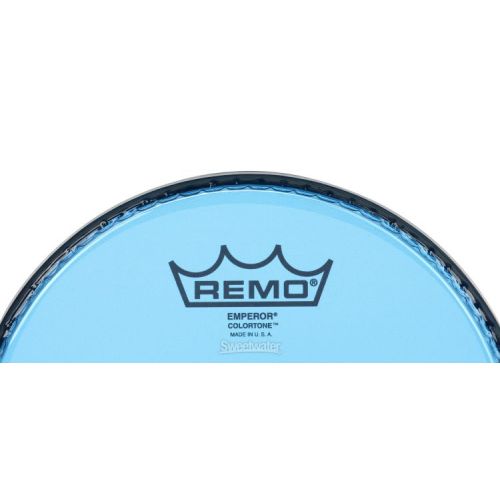  Remo Emperor Colortone Blue Drumhead - 8 inch