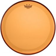 Remo Powerstroke P3 Colortone Orange Bass Drumhead - 16 inch - No Stripes