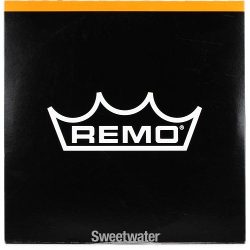  Remo Powerstroke P3 Colortone Orange Bass Drumhead - 16 inch - No Stripes