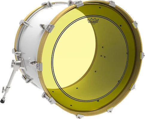  Remo Powerstroke P3 Colortone Yellow Bass Drumhead - 22 inch