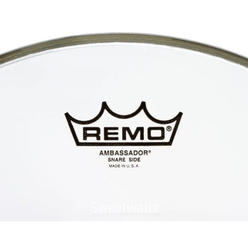  Remo Ambassador Clear Snare-side Drumhead - 14 inch Demo