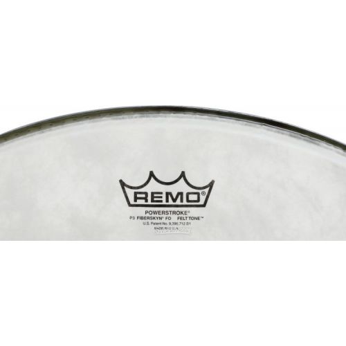  Remo Powerstroke P3 Felt Tone Fiberskyn Diplomat Bass Drumhead - 24 inch