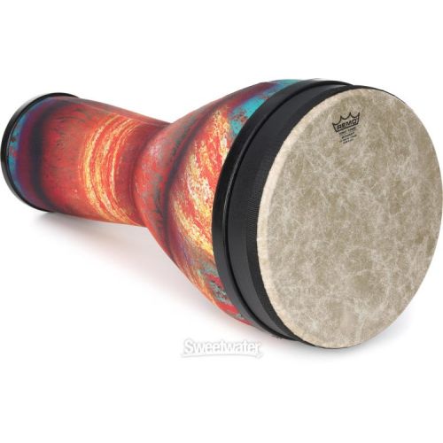  Remo Versa Djembe, 12-inch - Sedona Orange Demo