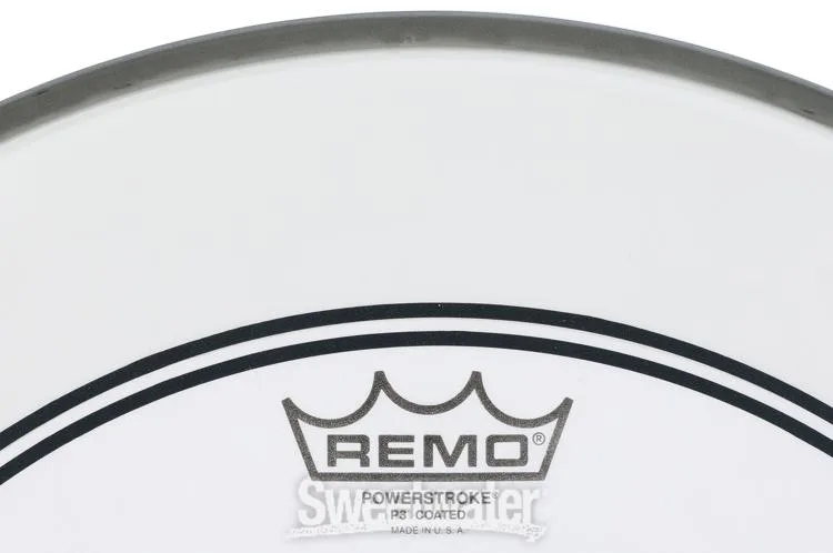  Remo Powerstroke P3 Coated Bass Drumhead - 18 inch with 2.5 inch Impact Pad