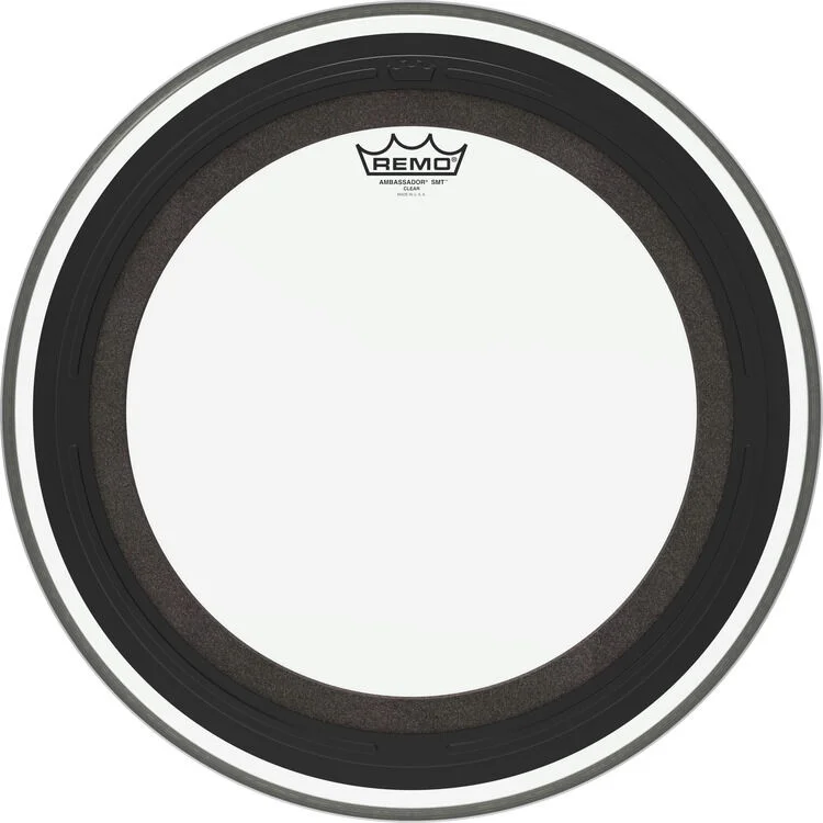  Remo Ambassador SMT Clear Bass Drumhead - 18 inch