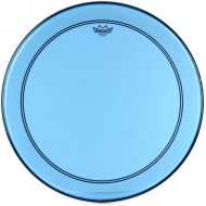 Remo Powerstroke P3 Colortone Blue Bass Drumhead - 24 inch