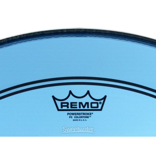  Remo Powerstroke P3 Colortone Blue Bass Drumhead - 24 inch