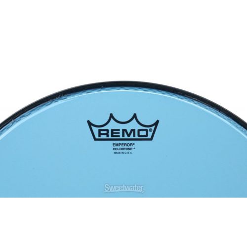  Remo Emperor Colortone Blue Drumhead - 13 inch