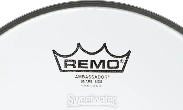  Remo Ambassador Hazy Snare-side Drumhead - 10 inch