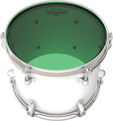  Remo Emperor Colortone Green Drumhead - 10 inch