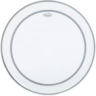 Remo Powerstroke P3 Coated Bass Drumhead - 24 inch with 2.5 inch Impact Pad