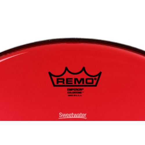  Remo Emperor Colortone Red Drumhead - 18 inch