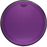 Remo Powerstroke P3 Colortone Purple Bass Drumhead - 16 inch - No Stripes