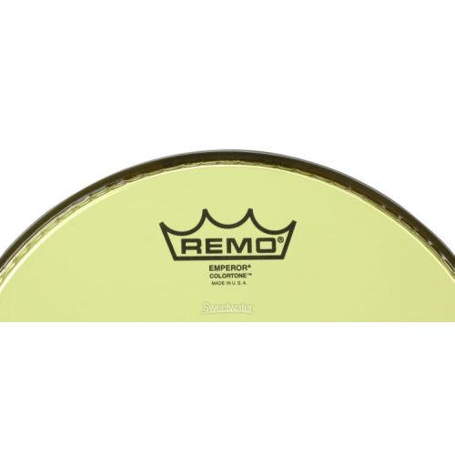  Remo Emperor Colortone Yellow Drumhead - 10 inch