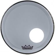 Remo Powerstroke P3 Colortone Smoke Bass Drumhead - 18 inch - with Port Hole