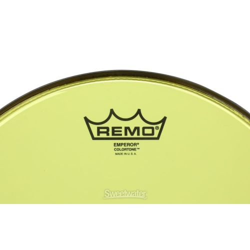  Remo Emperor Colortone Yellow Drumhead - 12 inch