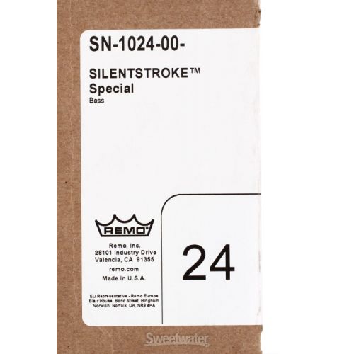  Remo Silentstroke Bass Drumhead - 24 inch