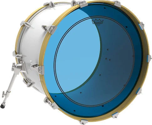  Remo Powerstroke P3 Colortone Blue Bass Drumhead - 22 inch