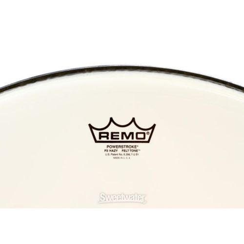  Remo Powerstroke P3 Felt Tone Hazy Bass Drumhead - 26 inch