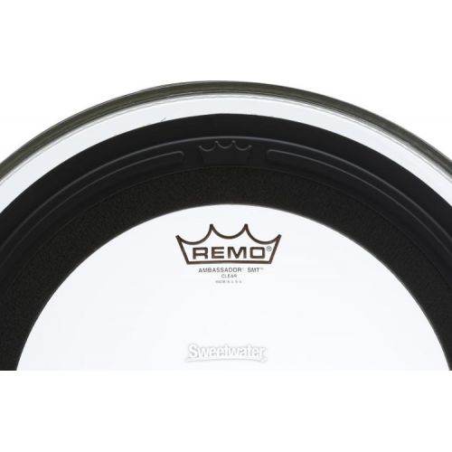  Remo Ambassador SMT Clear Bass Drumhead - 16 inch