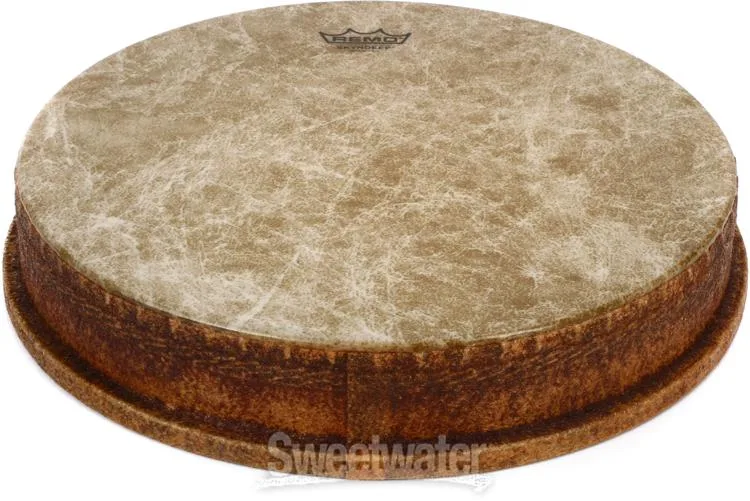  Remo Mondo Skyndeep Beige Fiberskyn Djembe Drumhead - 14 inch Demo