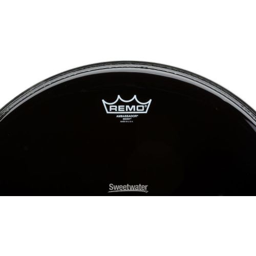  Remo Ambassador Ebony Bass Drumhead - 18 inch