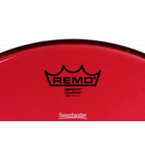  Remo Emperor Red Colortone Drumhead - 16 inch