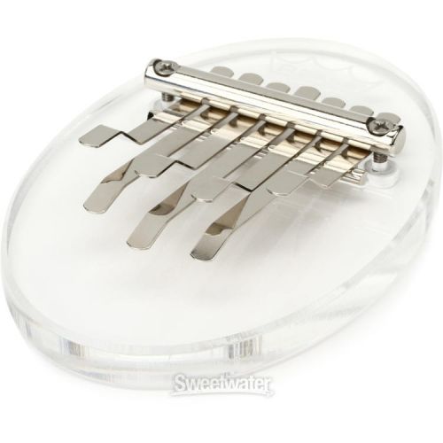  Remo Crystal Kalimba - 7 Note, Clear