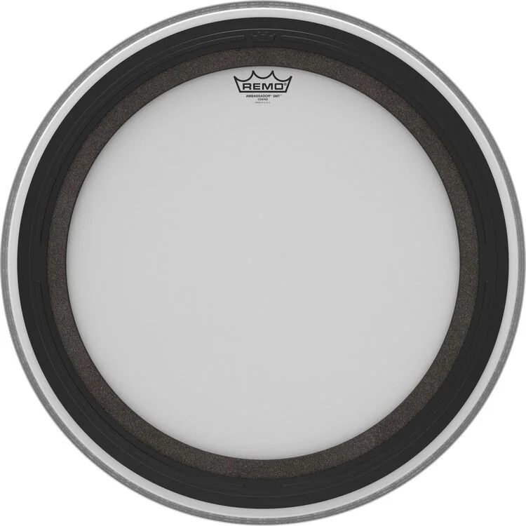  Remo Ambassador SMT Coated Bass Drumhead - 22 inch
