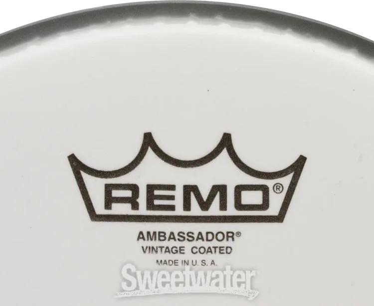  Remo Ambassador Vintage Coated Drumhead - 10 inch