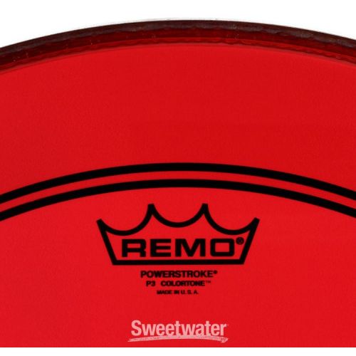  Remo Powerstroke P3 Colortone Red Bass Drumhead - 20 inch