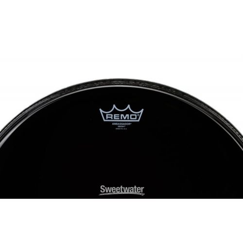  Remo Ambassador Ebony Drumhead - 18 inch