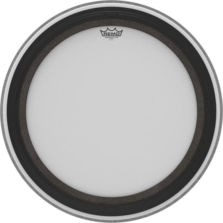  Remo Ambassador SMT Coated Bass Drumhead - 24 inch