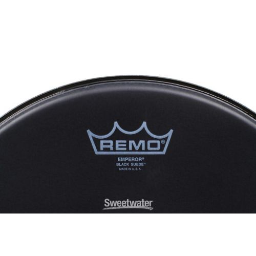  Remo Emperor Black Suede Drumhead - 13 inch