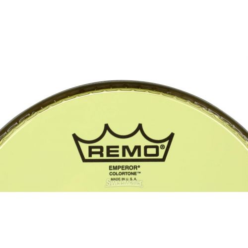  Remo Emperor Colortone Yellow Drumhead - 8 inch