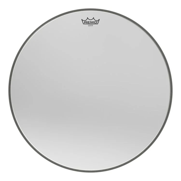  Remo Ambassador Starfire Chrome Bass Drumhead - 22 inch