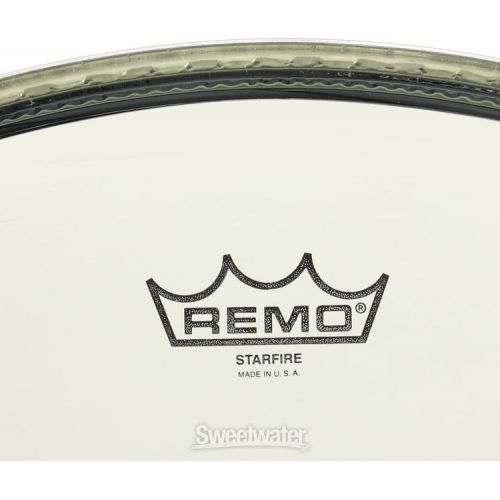  Remo Ambassador Starfire Chrome Bass Drumhead - 22 inch
