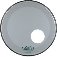 Remo Powerstroke P3 Colortone Smoke Bass Drumhead - 20 inch - with Port Hole