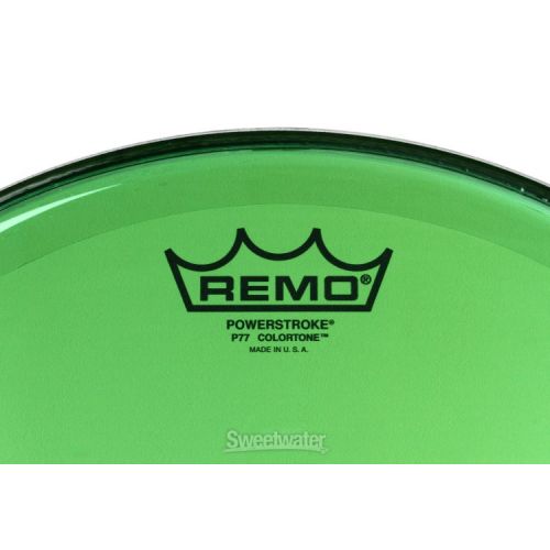  Remo Powerstroke 77 Colortone Green Snare Head - 14 inch