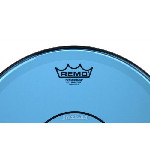  Remo Powerstroke 77 Colortone Blue Snare Head - 14 inch