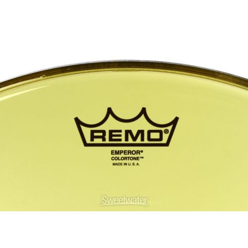  Remo Emperor Colortone Yellow Drumhead - 18 inch