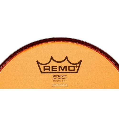  Remo Emperor Colortone Orange Drumhead - 8 inch