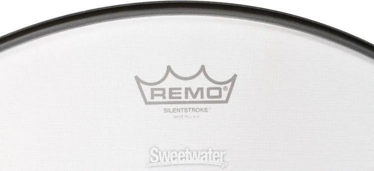  Remo Silentstroke 5-piece Propack - 10/12/16/22 inch with Free 14 inch Snare Head Demo