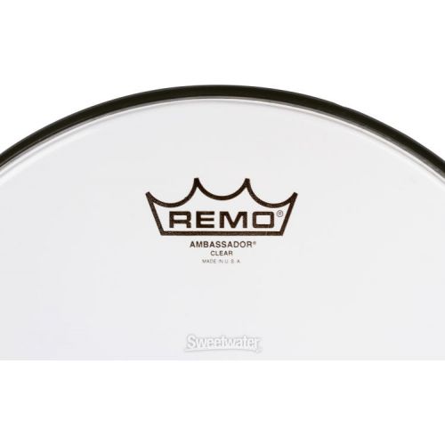  Remo Ambassador Clear Drumhead - 12 inch Demo