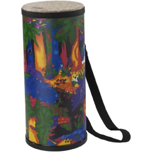  Remo KD-5822-01 Kids Percussion Gathering Drum - Fabric Rain Forest, 22