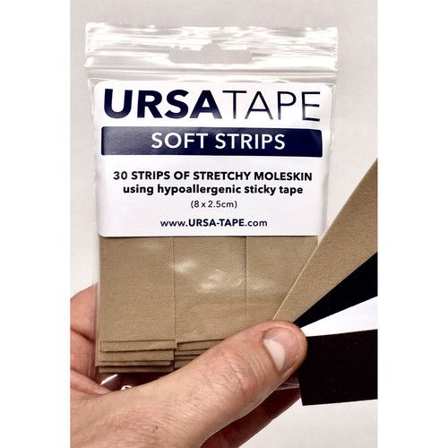  Remote Audio URSA Small Soft Strip Tape for Lavalier Microphones (30-Pack, White)