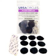 Remote Audio URSA Plush Circles with 30 Stickies (9-Pack, Black)