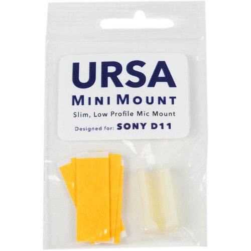  Remote Audio URSA MiniMount for Sony ECM-V1BMP Lavalier Microphone and More (White)